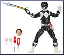 Mighty Morphin Black Ranger (Adam Park) from Power Rangers Lightning Collection - Mighty Morphin manufactured by Hasbro [Loose]