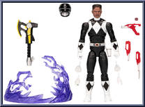 Mighty Morphin Black Ranger (Remastered) from Power Rangers Lightning Collection - Mighty Morphin manufactured by Hasbro [Loose]