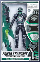 S.P.D. A-Squad Green Ranger from Power Rangers Lightning Collection - S.P.D. manufactured by Hasbro [Front]