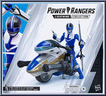 Time Force Blue Ranger & Vector Cycle from Power Rangers Lightning Collection - Time Force manufactured by Hasbro [Front]
