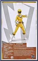 Zeo Yellow Ranger from Power Rangers Lightning Collection - Zeo manufactured by Hasbro [Back]