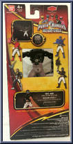 Battle Morphin Black Ranger from Power Rangers Megaforce - Morphin manufactured by Bandai [Back]
