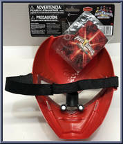Red Ranger Mask from Power Rangers Megaforce - Role Play manufactured by Bandai [Back]