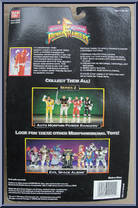 White Ranger (Tommy) from Power Rangers Mighty Morphin - Auto Morphin - Series 2 manufactured by Bandai [Back]
