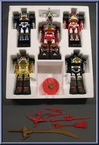Deluxe Shogun MegaZord from Power Rangers Mighty Morphin - Zords manufactured by Bandai [Front]