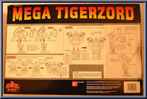 Mega TigerZord from Power Rangers Mighty Morphin - Zords manufactured by Bandai [Back]