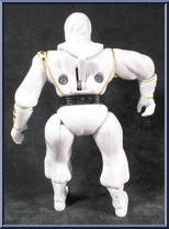 White Ninja Ranger (Twirling Action) from Power Rangers Mighty Morphin - Ninja Rangers manufactured by Bandai [Loose]