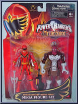 Red / Alien from Power Rangers Mystic Force - Mega Figure Sets manufactured by Bandai [Front]
