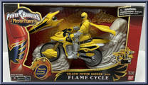 Yellow Power Ranger with Mystic Speeder from Power Rangers Mystic Force - Cycles manufactured by Bandai [Front]