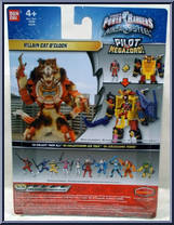 Villain Cat O'Clock from Power Rangers Ninja Steel - Villains manufactured by Bandai [Back]