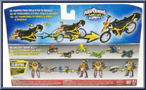 Cycle with Red Ranger from Power Rangers Ninja Steel - Mega Morph manufactured by Bandai [Back]