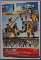 Gold Ranger Action Hero from Power Rangers Ninja Steel - Action Heroes manufactured by Bandai [Back]