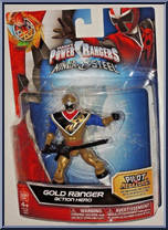 Gold Ranger Action Hero from Power Rangers Ninja Steel - Action Heroes manufactured by Bandai [Front]