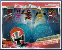 Micro Morphins Capsule Figures (Translucent) from Power Rangers Ninja Steel - Basic Series manufactured by Bandai [Front]