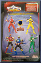 Navy Thunder Talking Ninja Ranger from Power Rangers Ninja Storm - Talking manufactured by Bandai [Back]