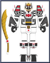 White Tigerzord (Warrior Mode) Action Figure