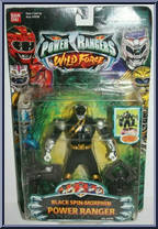 Black Spin-Morphin Power Ranger Action Figure