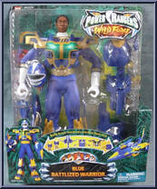 Blue Battlized Warrior Action Figure