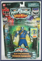 Blue Spin-Morphin Power Ranger Action Figure