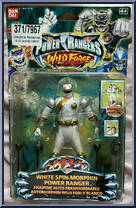 White Spin-Morphin Power Ranger Action Figure