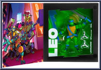 Leo from Rise of the Teenage Mutant Ninja Turtles - Exclusives manufactured by Playmates [Front]
