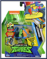 Leonardo from Rise of the Teenage Mutant Ninja Turtles - Battle Shell manufactured by Playmates [Front]
