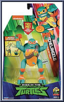 Michelangelo from Rise of the Teenage Mutant Ninja Turtles - Deluxe manufactured by Playmates [Front]