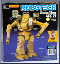 Excaliber MKVI from Robotech - Accessories manufactured by Matchbox [Back]