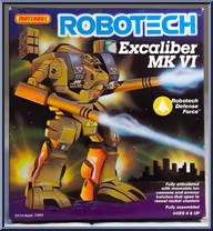Excaliber MKVI from Robotech - Accessories manufactured by Matchbox [Front]