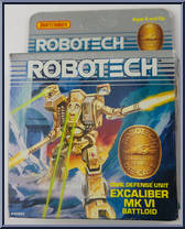 Excaliber MK VI Battloid from Robotech - Die-Cast manufactured by Matchbox [Front]