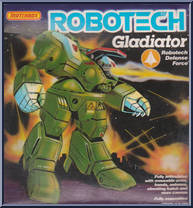 Gladiator from Robotech - Accessories manufactured by Matchbox [Front]