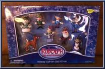 8-Pack (Sam, Elves) from Rudolph - PVC Holiday Clip-Ons manufactured by Memory Lane [Front]