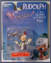 Charlie-in-the-Box from Rudolph - PVC Holiday Clip-Ons manufactured by Memory Lane [Front]