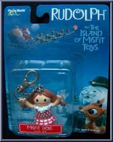 Misfit Doll from Rudolph - PVC Holiday Clip-Ons manufactured by Memory Lane [Front]