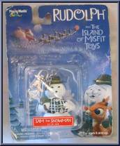 Sam the Snowman from Rudolph - PVC Holiday Clip-Ons manufactured by Memory Lane [Front]