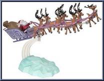 Santa's Sleigh and Reindeer Team Action Figure
