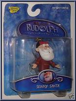 Skinny Santa from Rudolph - PVC Holiday Clip-Ons manufactured by Memory Lane [Front]