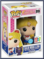 Sailor Moon & Luna (Glitter) from Sailor Moon - Pop! Vinyl Figures manufactured by Funko [Front]