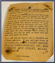 Pit Stop Pete from Scary Scale Monsters - Basic Series manufactured by Varney [Back]