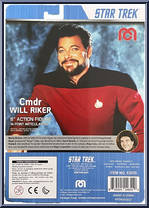 Cmdr Will Riker from Sci-Fi - Star Trek manufactured by Mego 2018 [Back]