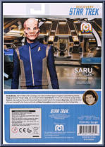 Saru from Sci-Fi - Star Trek manufactured by Mego 2018 [Back]