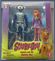 Daphne and the Skeleton Man from Scooby-Doo! - Series  1 manufactured by Character Options [Front]