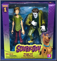 Shaggy and the Wolfman from Scooby-Doo! - Series  1 manufactured by Character Options [Front]