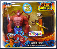 Zak Saturday vs. Mutant Munya from Secret Saturdays - Battle Packs manufactured by Mattel [Front]