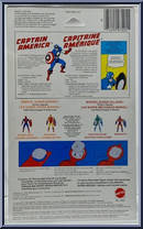 Captain America from Secret Wars - Basic Series manufactured by Mattel [Back]