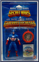 Captain America from Secret Wars - Basic Series manufactured by Mattel [Front]
