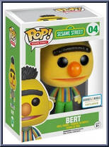 Bert (Flocked) from Sesame Street - Pop! Vinyl Figures manufactured by Funko [Front]