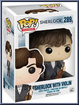 Sherlock with Violin from Sherlock - Pop! Vinyl Figures manufactured by Funko [Front]