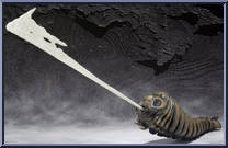 Battra Larva / Mothra Larva from S.H. MonsterArts - Godzilla manufactured by Bandai [Loose]