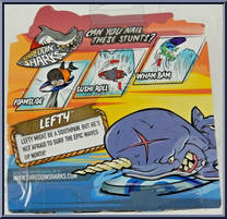 Lefty from Shreddin' Sharks - Basic Series manufactured by MGA Entertainment [Back]